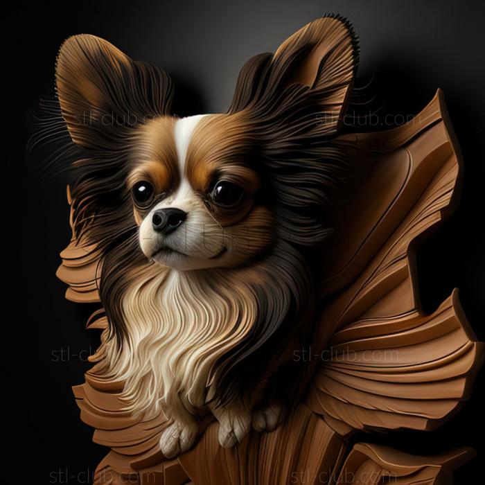 st Papillon dog